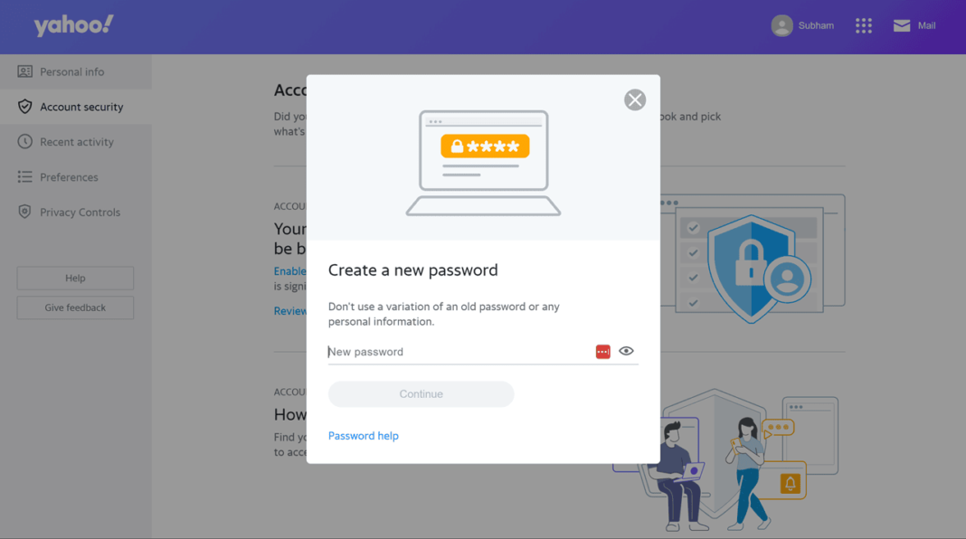 How to Change Your Yahoo Mail Password – Tech4Fresher